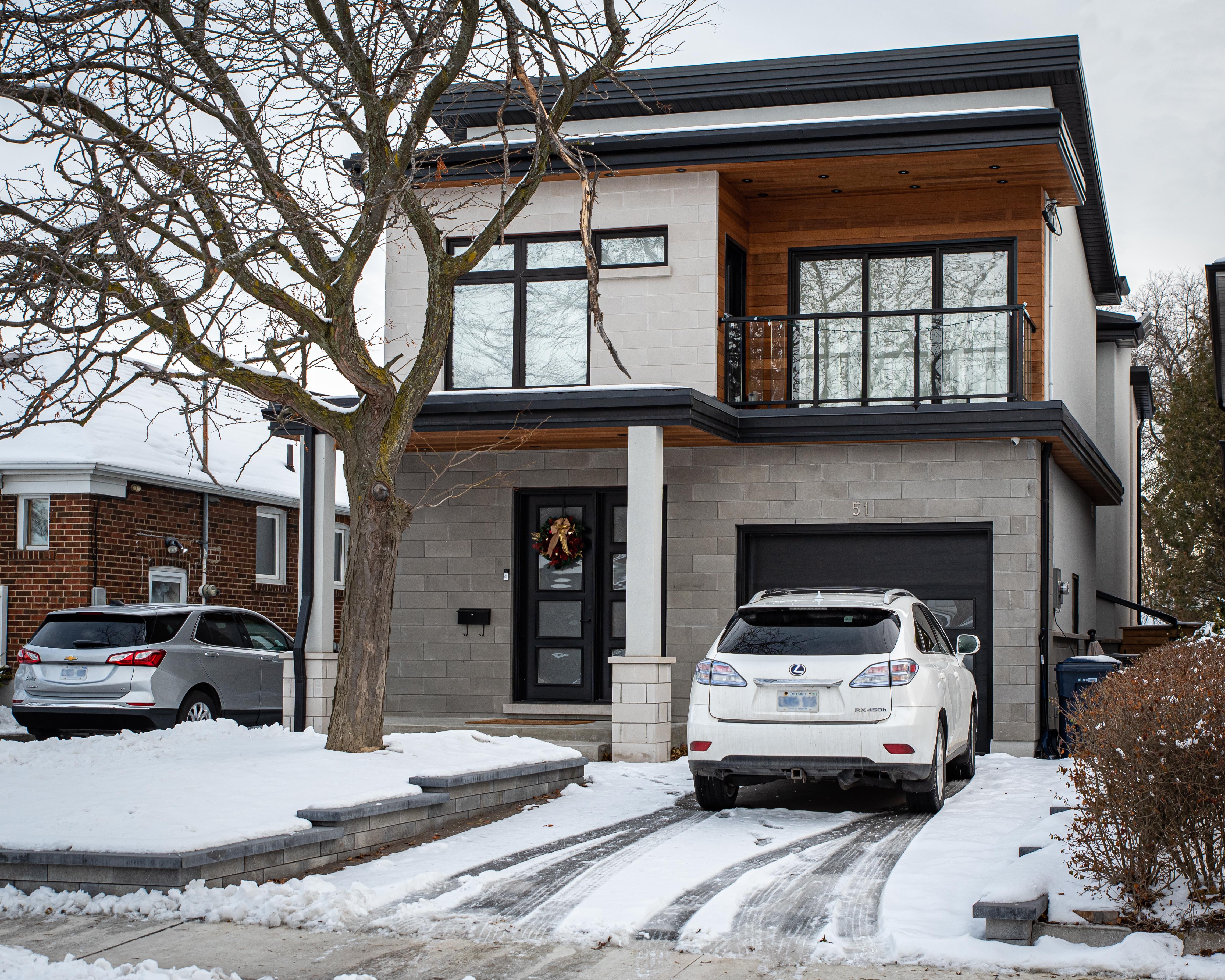 Light transfers throughout the house passively.