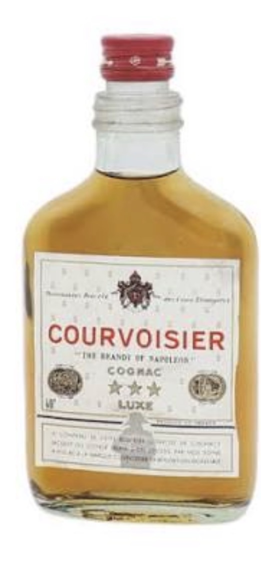 COURVOISIER - [1/2 FLASK]