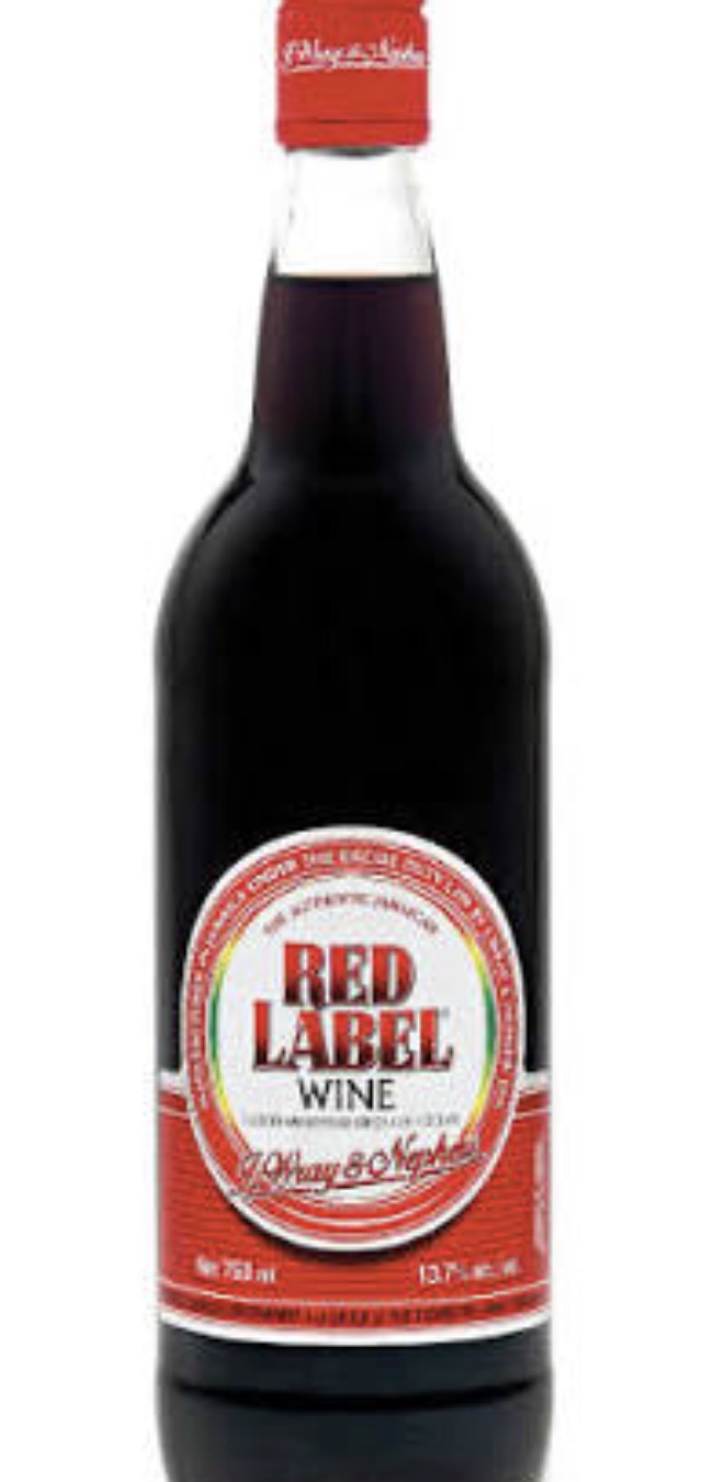 RED LABEL WINE - SHOT
